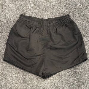 Fear of God Essentials Black Athletic Shorts